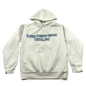 Backstreet Boys 2025/2026 White Pullover Hoodie Sphere Las Vegas Sweatshirt Sz S
